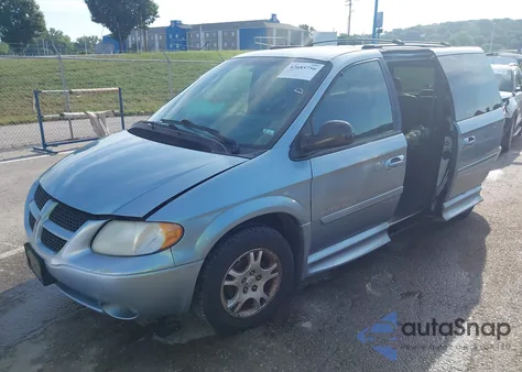 2004 Dodge Grand Caravan Sxt из США, поврежденный, VIN 2D4GP44L54R615857